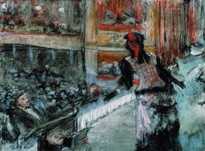 Escena de teatro de Edgar Degas